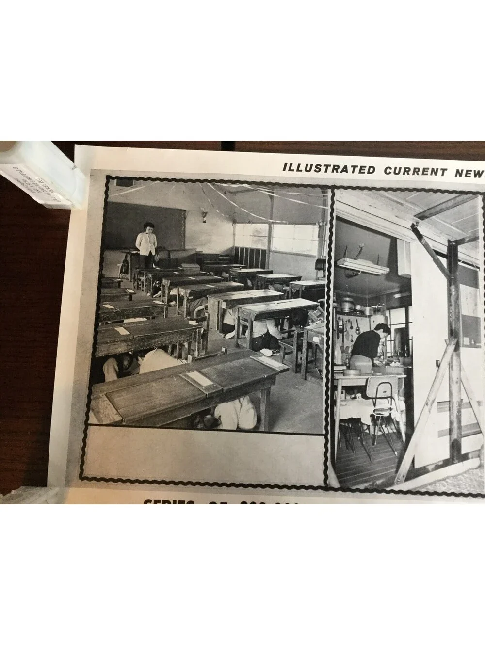 Illustrated Current News Photo - 300,000 Earthquakes Japanese Matsushiro City
